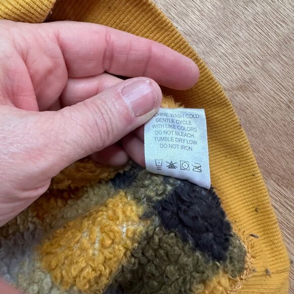 Alyson Andrews Plus Sherpa Pullover Plaid Fleece Sweater Women’s 2X - Picture 4 of 5